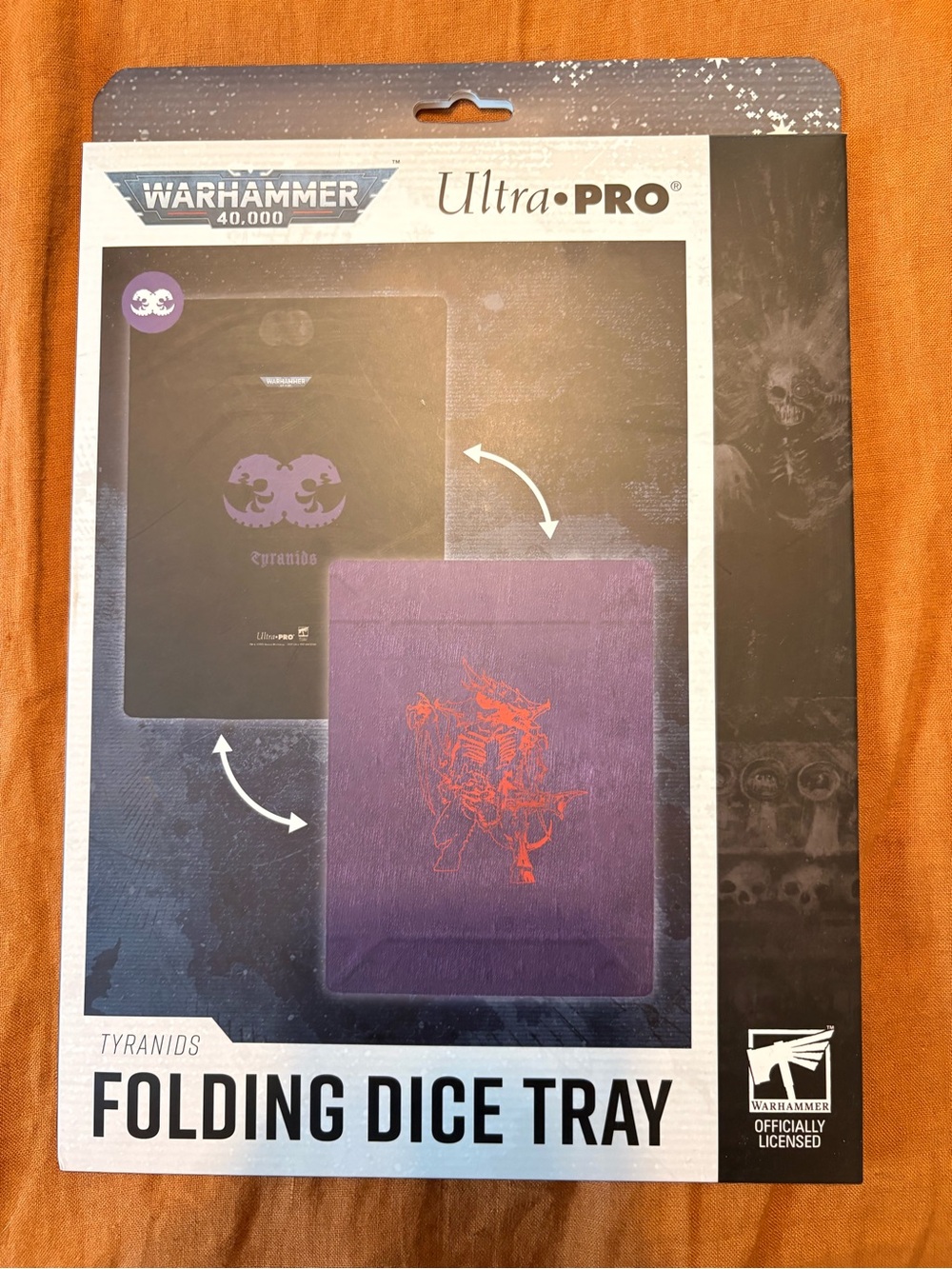 Ultra PRO Warhammer 40,000 Tyranids Folding Dice Tray - Purple